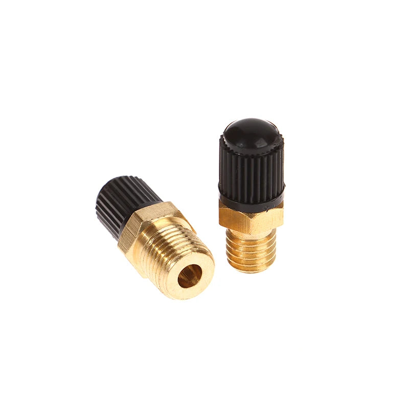 Hexagonal Brass Tank Fill Valve M8/M10 Threaded Valve Core Air Tank Valve SPOT