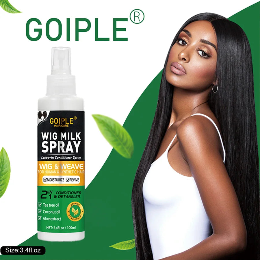 Goiple 2-in-1 Wig Milk Spray Leave-In Conditioner & Heat Protectant Leave-In Hair Spray SPOT