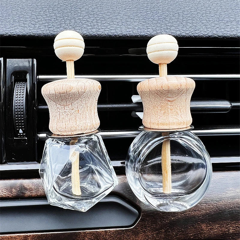 Car Vent Clip Essential Oil Diffuser – Glass Aromatherapy Bottle Car Vent Diffuser SPOT