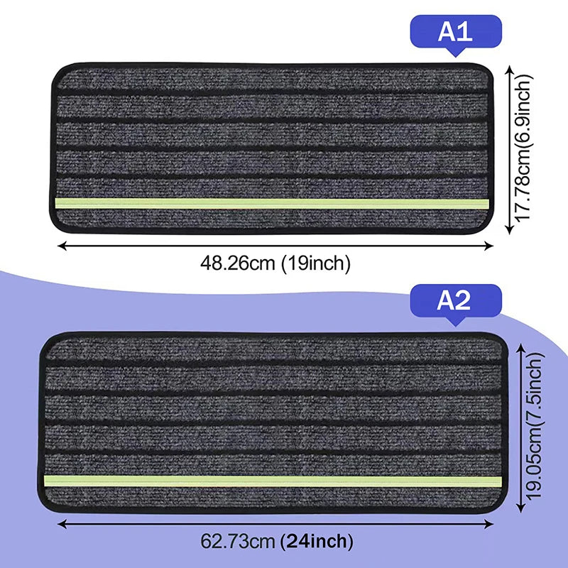 Campervan Door Step Mat – Non-Slip Carpet & Reflective Strip Vehicle Step Mat SPOT