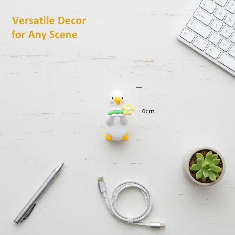 Cute Mini Goose Figurines – Desk, Monitor & Car Decor Decorative Figurine SPOT