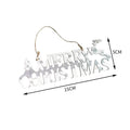 Wooden Christmas Letter Hanging Ornaments – 4 Sizes | Holiday Decor Christmas Hanging Ornament SPOT Fluorescence Yellow