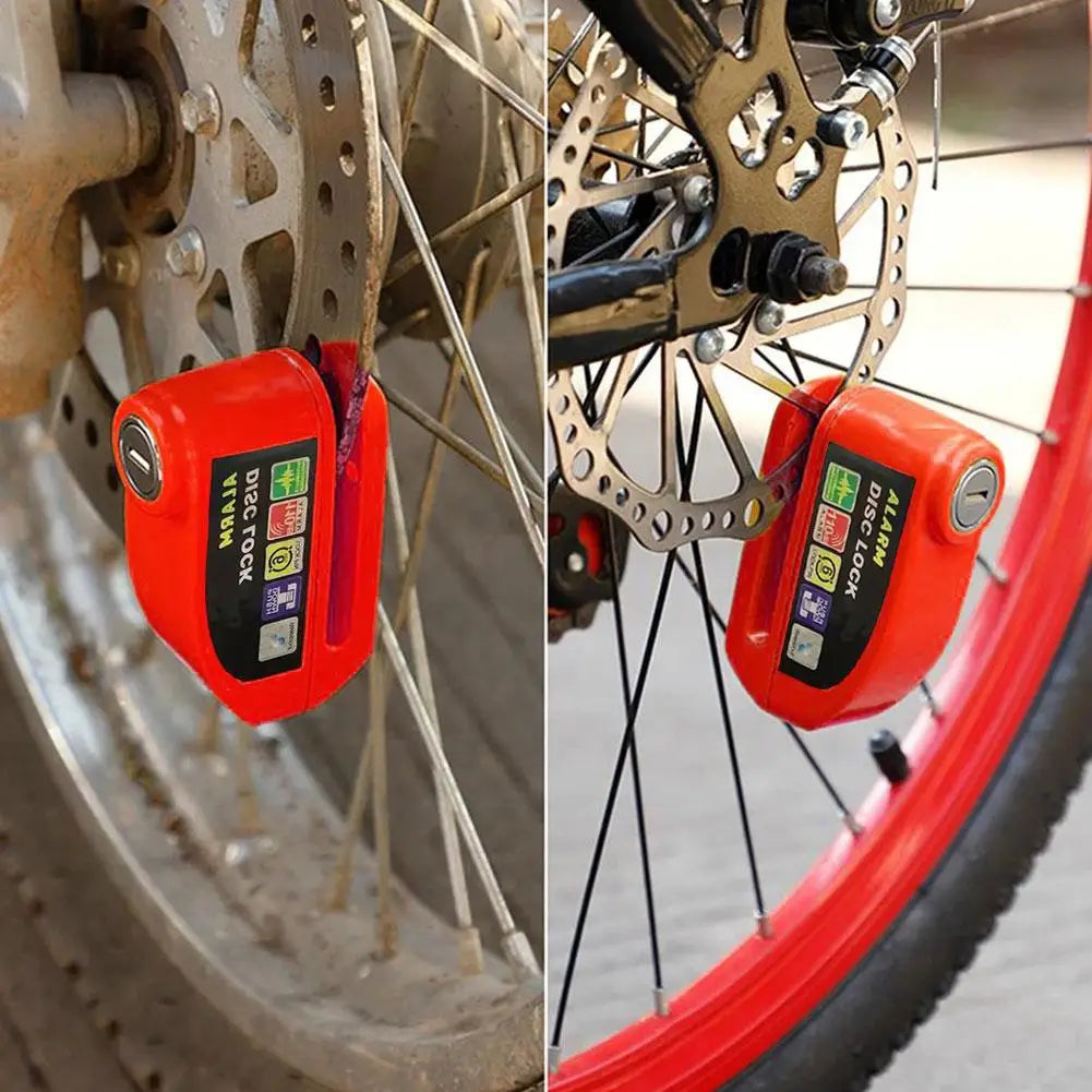 Motorcycle Disc Brake Alarm Lock – Scooter & Bicycle Security Disc Brake Alarm Lock SPOT