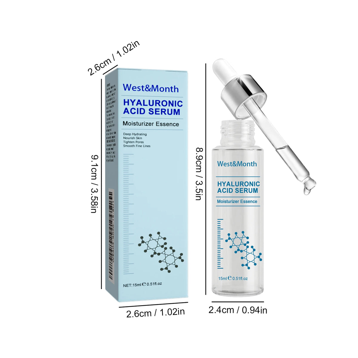 Hyaluronic Acid Facial Serum – Firming, Hydrating & Pore Refining Facial Serum SPOT