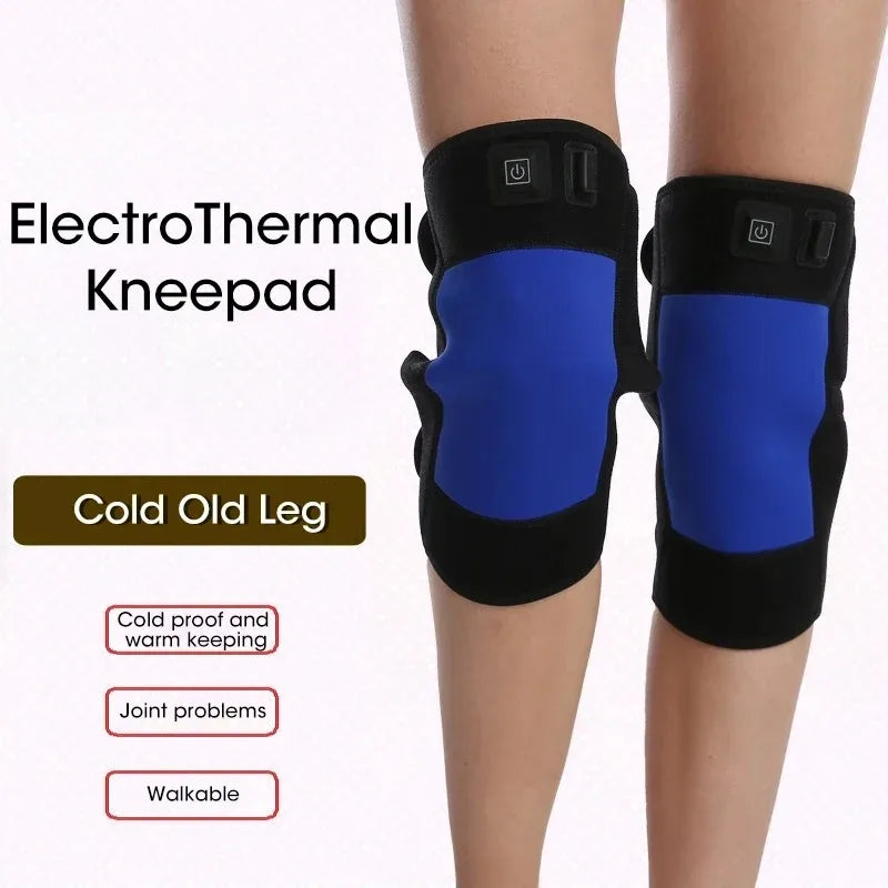 Electric Heated Wrist Brace – USB Powered Compression Wrap Heated Wrist Brace SPOT Blue USB Type-C