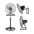 Modern 3-Blade Oscillating Metal Fan – Adjustable Height Oscillating Electric Fan SPOT Default Title