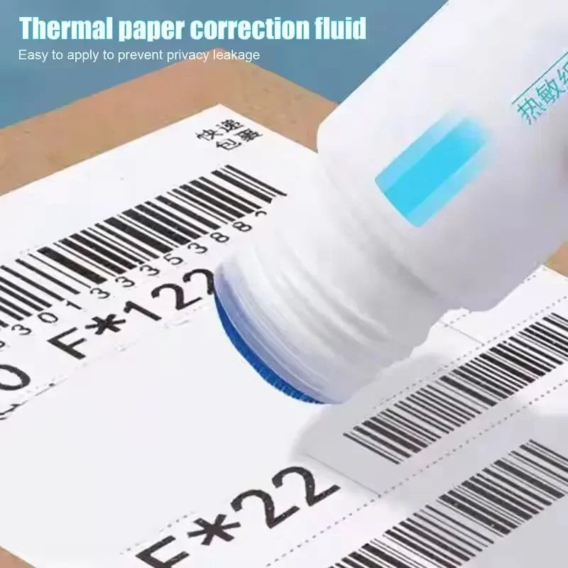 Thermal Paper Privacy Fluid – Label Text Concealer 50ml Privacy Label Fluid SPOT