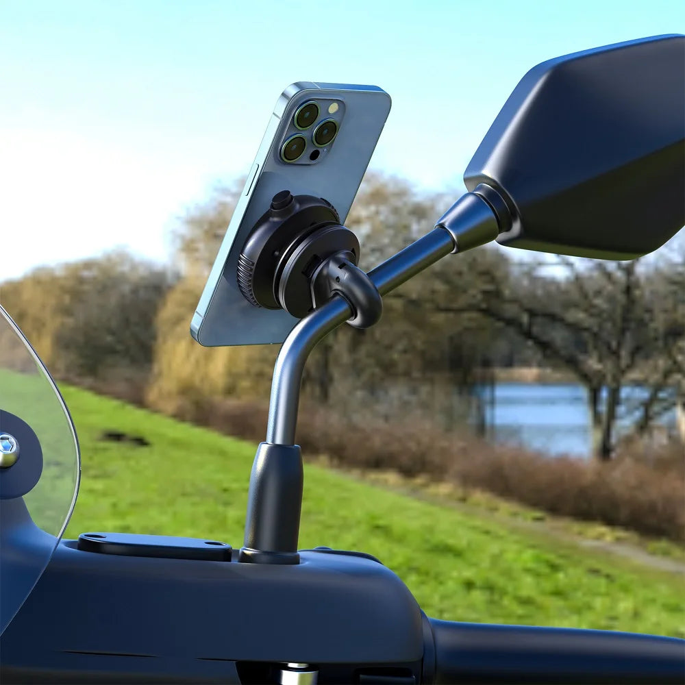 Untoom Anti-Shock Motorcycle Phone Holder Mirror Mount Motorcycle Phone Mount SPOT