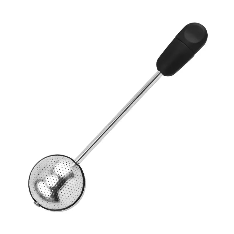 Rotatable Stainless Steel Tea Infuser – Fine Mesh Strainer Tea Infuser Strainer SPOT Tea strainer black