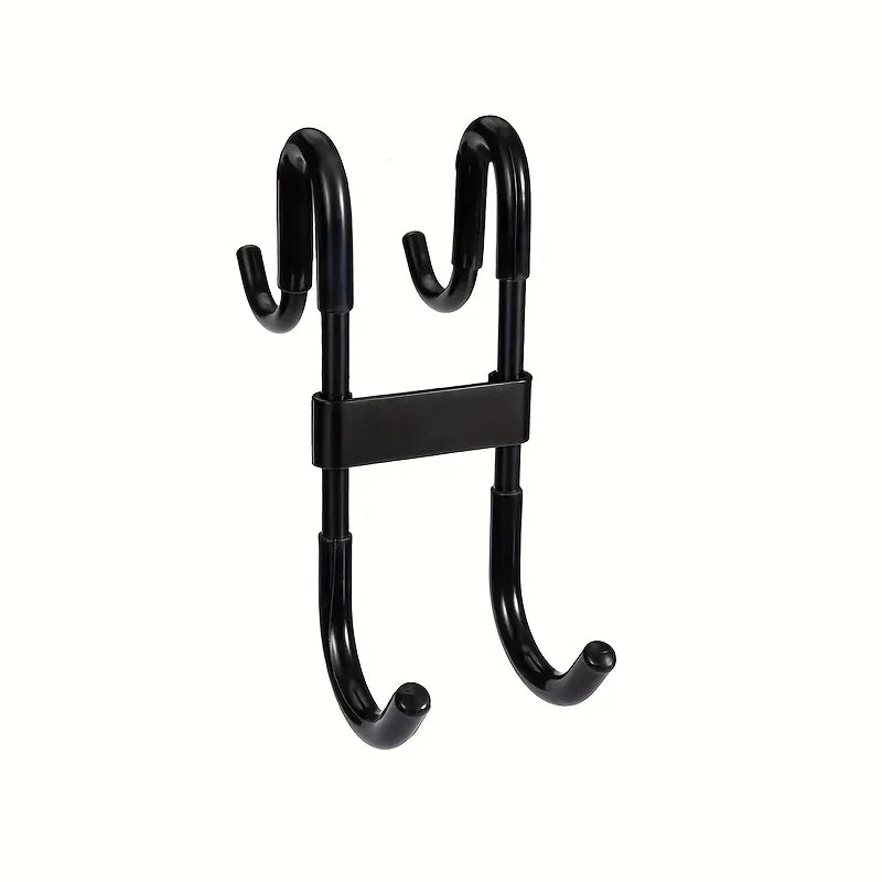 Suction Cup Hook for Shower Glass Door – Towel & Clothes Bathroom Hook SPOT black