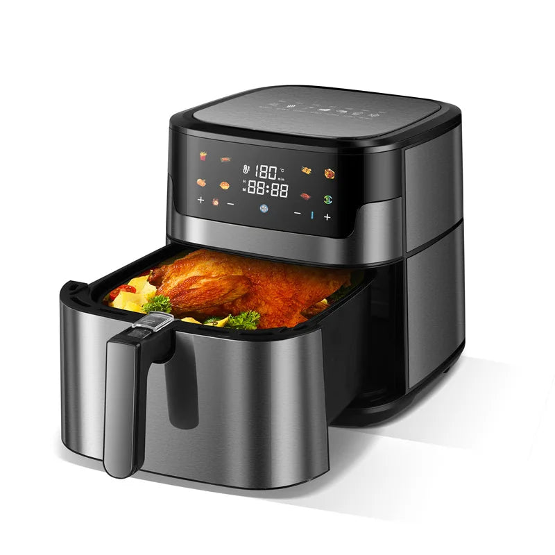 DUTRIEUX 8L Stainless Steel Digital Air Fryer 1800W Air Fryer SPOT
