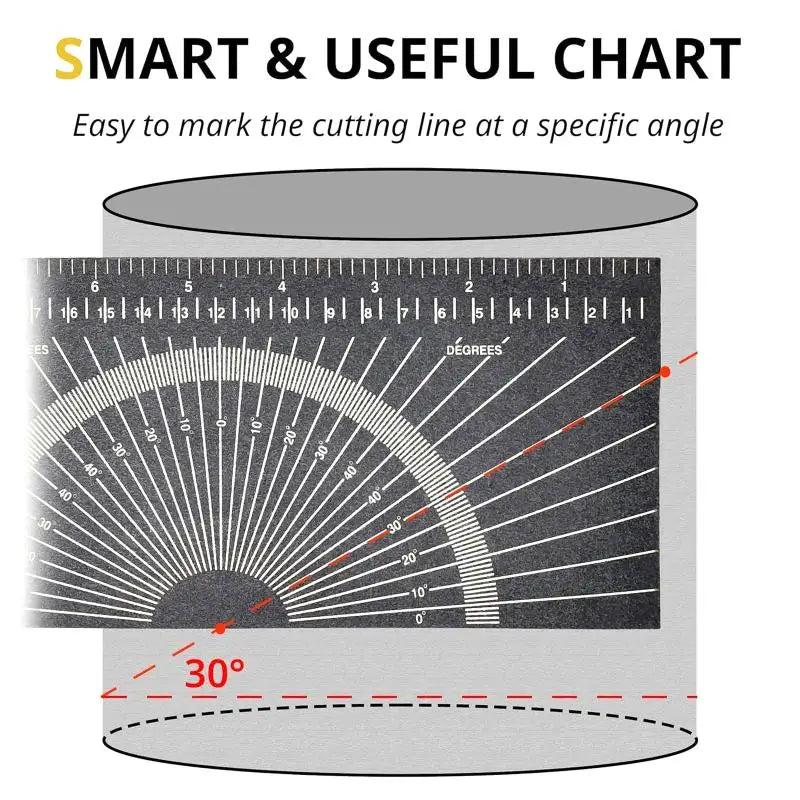 Pipe Wrap Around Measuring Tape – 1–6 Inch Diameter Pipe Measuring Tape SPOT