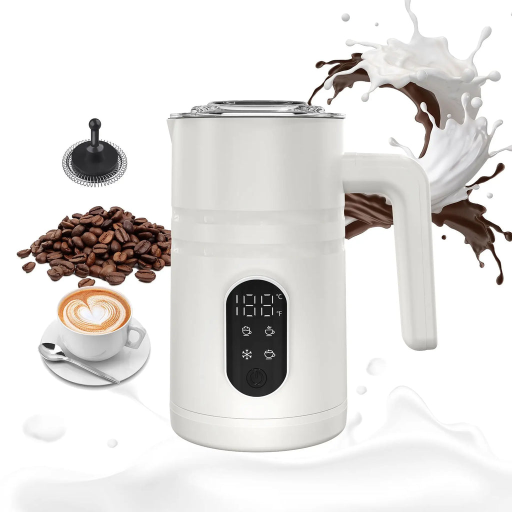 Electric Milk Frother & Steamer – Stainless Steel Barista Machine Milk Frother Machine SPOT