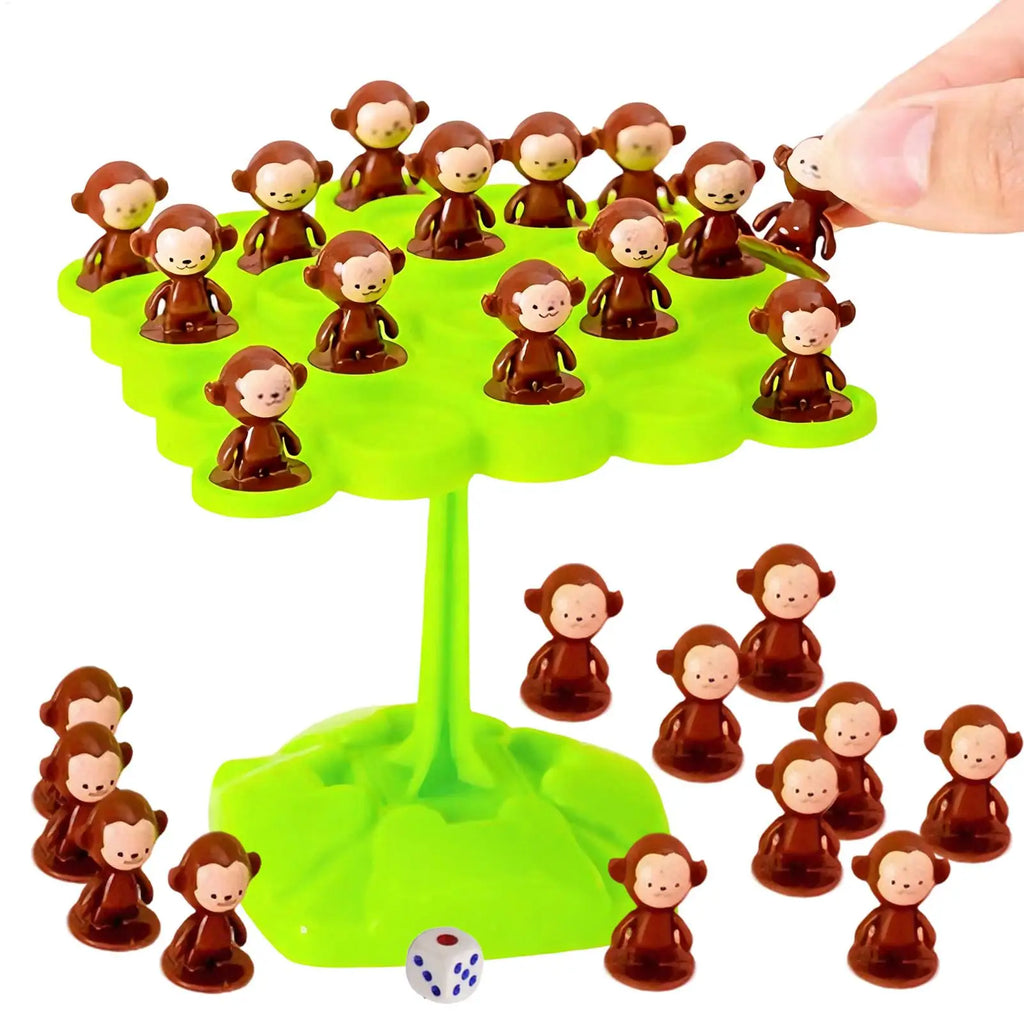 Monkey Balance Tree Game – Kids Focus & Coordination Toy Kids Balance Game SPOT