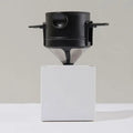 Foldable Stainless Steel Coffee Dripper – Reusable Hang Filter Coffee Dripper Filter SPOT Black