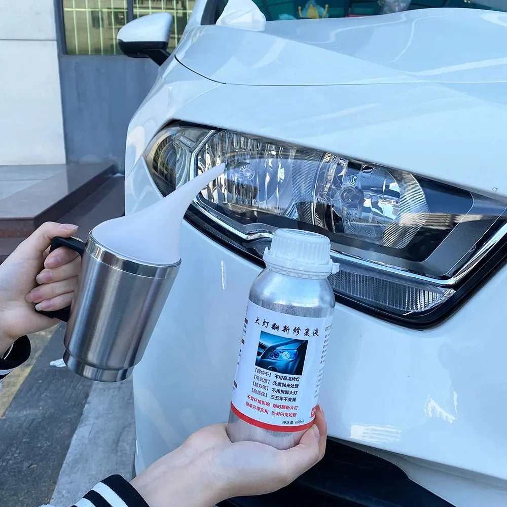 600ml Headlight Restoration Kit – Liquid Polymer Polish Headlight Restoration Kit SPOT