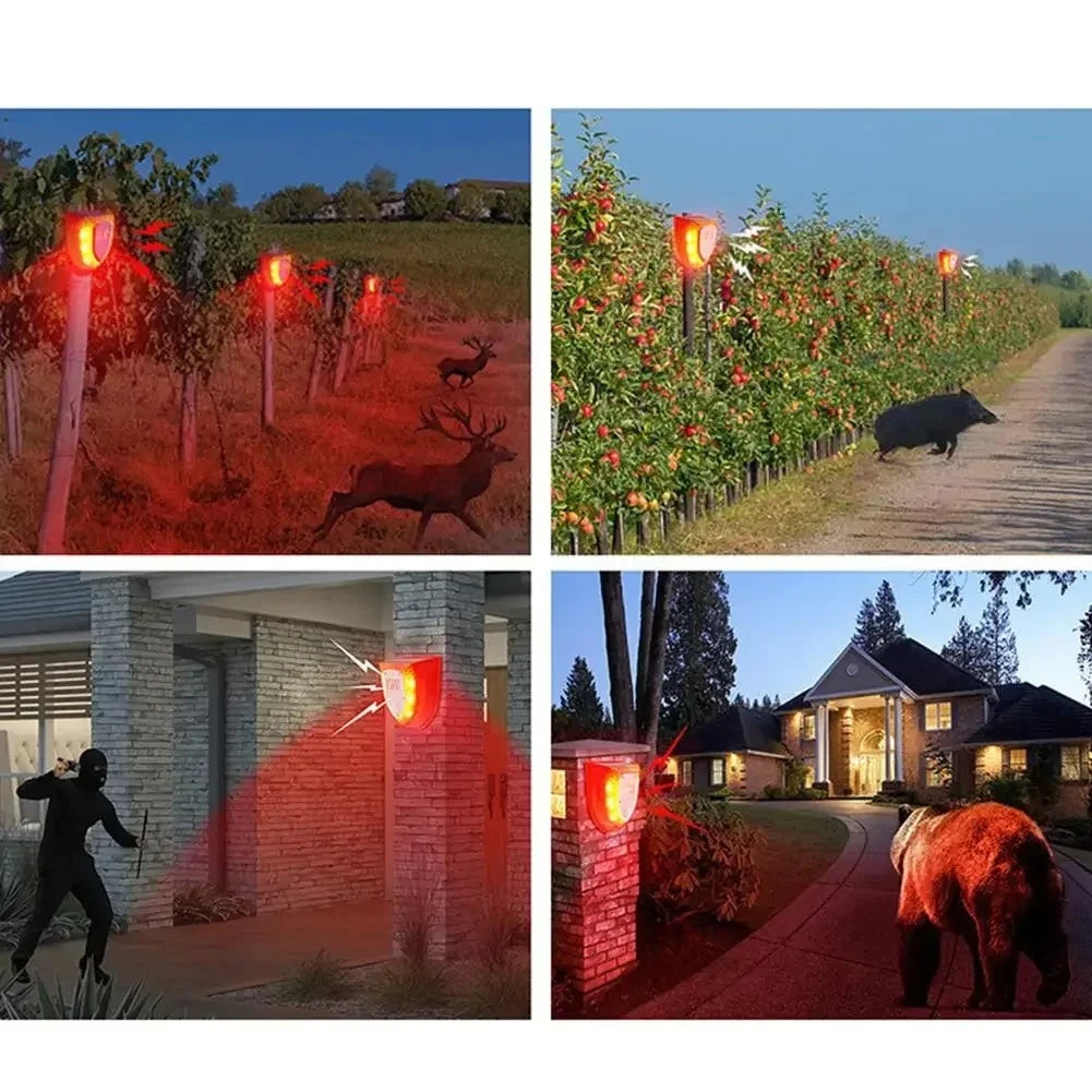 Solar Security Siren Alarm – 3-Mode Motion Sensor & Animal Repeller Solar Security Alarm SPOT
