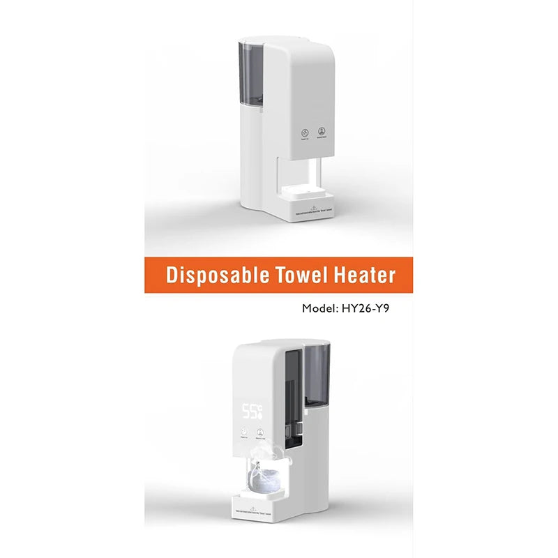 Hot Towel Warmer Auto Dispenser – One-Click, 55°C Constant Temp Towel Warmer Dispenser SPOT
