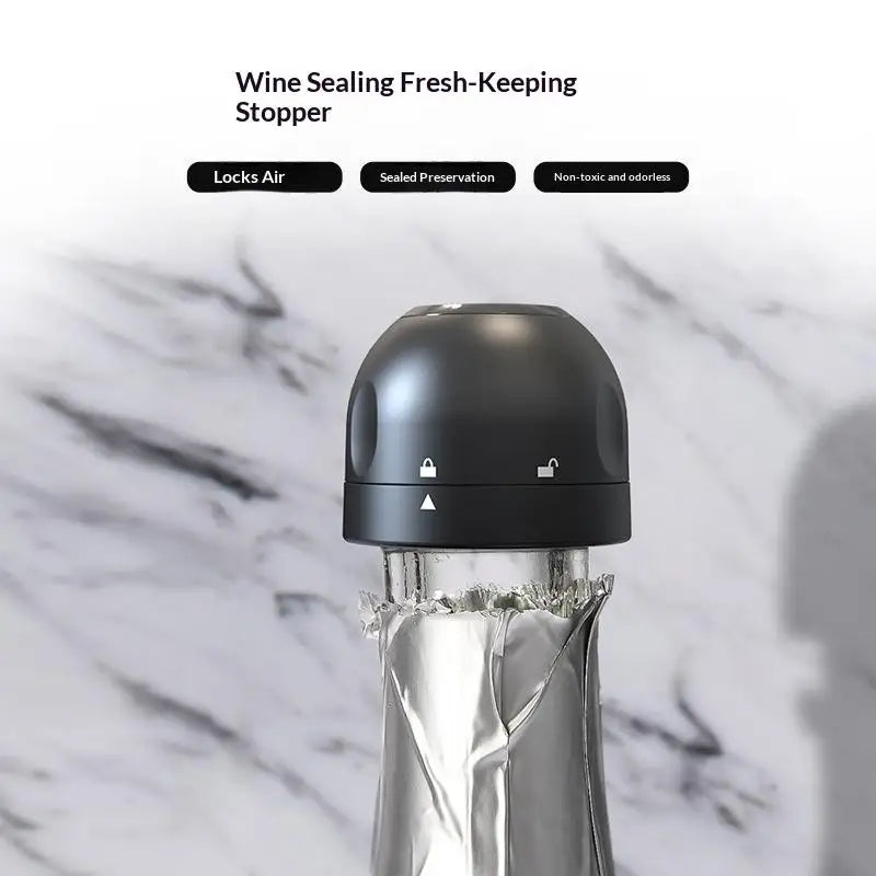 Vacuum Wine Bottle Stopper – Leak-Proof ABS Preserver Wine Bottle Stopper SPOT