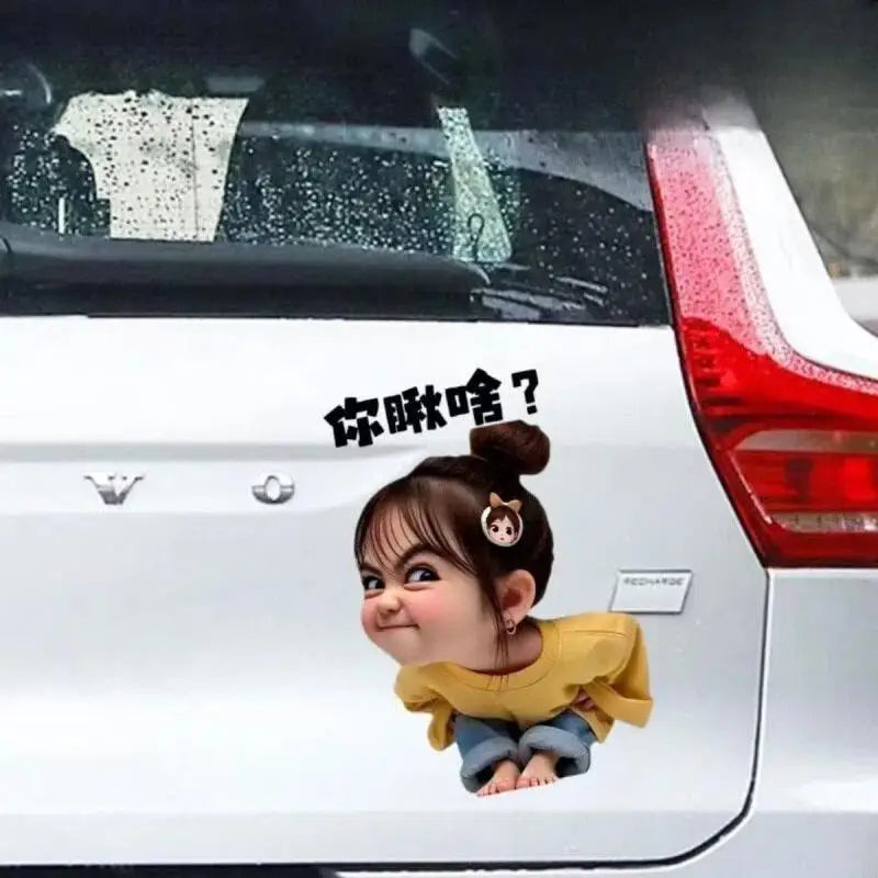 Sassy Girl PVC Vinyl Sticker – Car, Helmet & Luggage Decal Vinyl Decal Sticker SPOT
