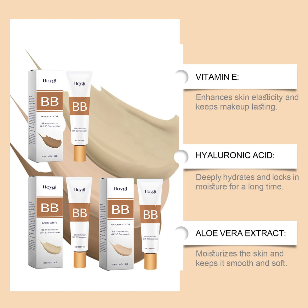 Hoygi SPF30 BB Cream – Full Coverage Tinted Moisturizer BB Cream Foundation SPOT