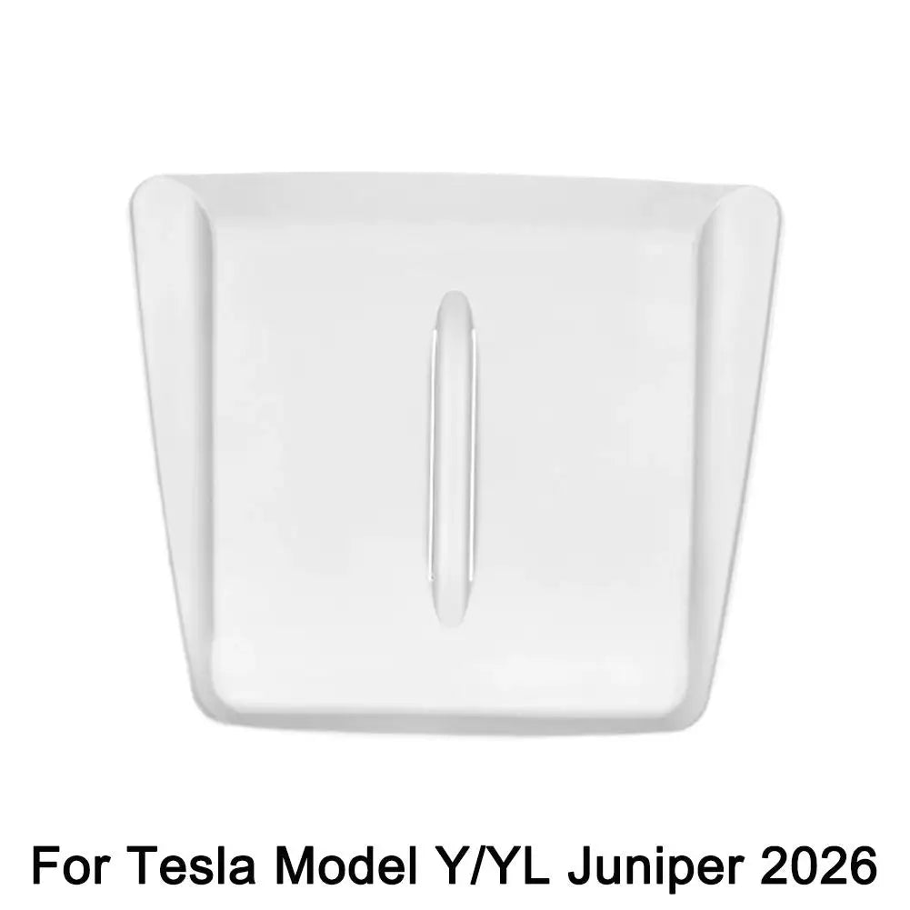 Wireless Charging Silicone Pad – Tesla Model Y/YL Juniper 2026 Car Console Charger Pad SPOT White