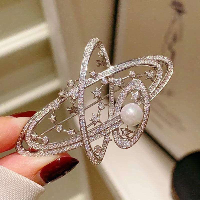Elegant Pearl Flower Brooch Pin – Women's Fashion Jewelry Fashion Brooch Pin SPOT