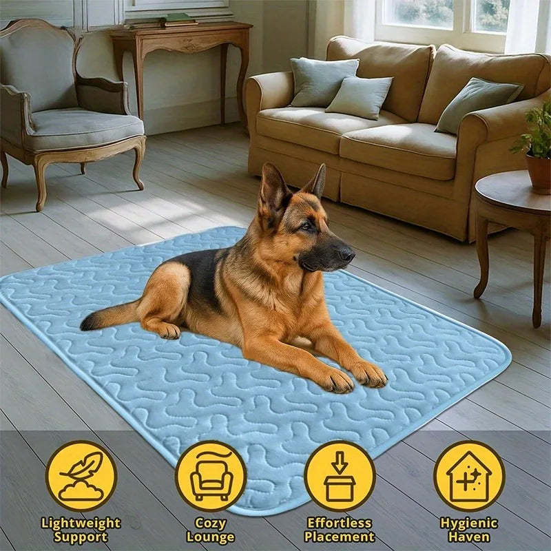 KEMORELA Dog Cooling Mat – Lightweight Summer Pet Pad Dog Cooling Mat SPOT