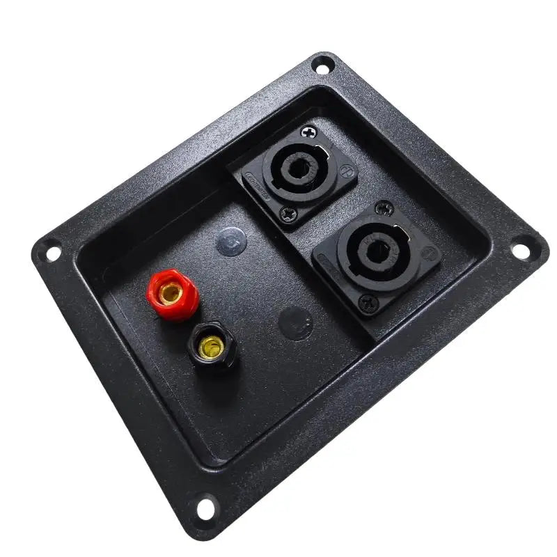 XLR Speaker Junction Box 4/6 Hole Wiring Terminal Connector Speaker Junction Box SPOT