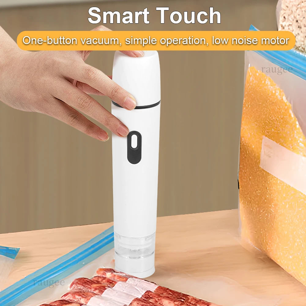 Rechargeable Portable Electric Vacuum Sealer Pump + Bags Vacuum Sealer Pump SPOT