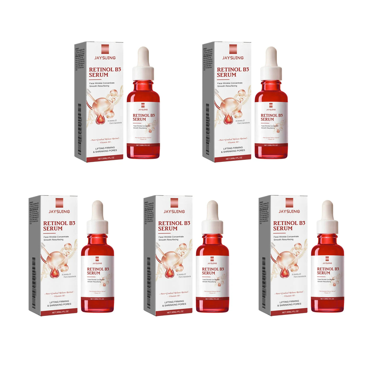 Retinol B3 Face Serum – Firming, Brightening & Moisturizing Face Serum SPOT 5 x 30ml Boxed