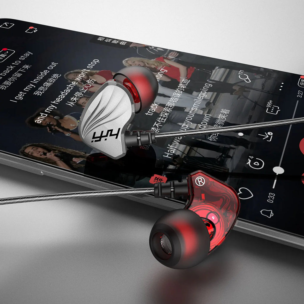 HIFI Bass Wired In-Ear Earphones – 3.5mm & Type-C Dual Driver Wired In-Ear Earphones SPOT