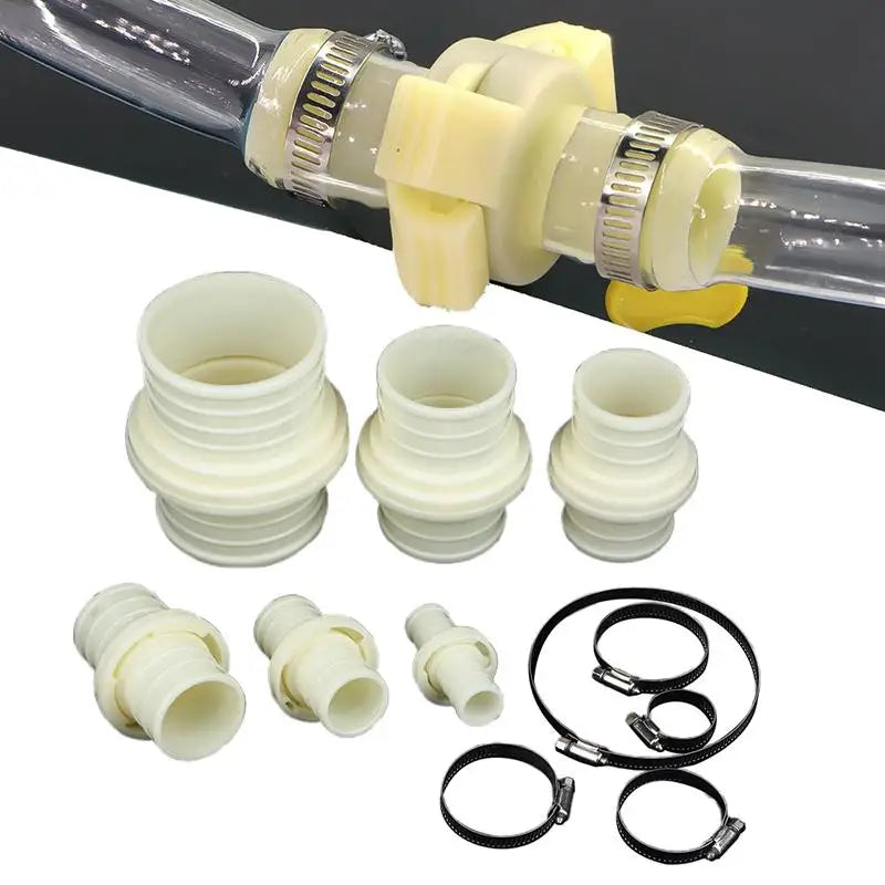 Garden Hose Quick Connector – ABS Irrigation Adapter 1/2 to 1" Irrigation Hose Connector SPOT