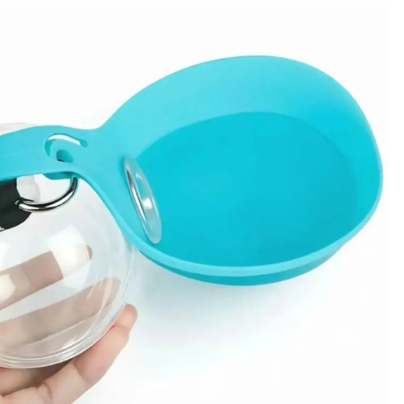 285ml Leak-Proof Dog Travel Water Bottle with Silicone Bowl Dog Travel Water Bottle SPOT