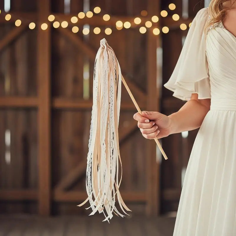 10-Pack Fairy Ribbon Wands with Bells – Wedding Party Favors Party Favor Wands SPOT