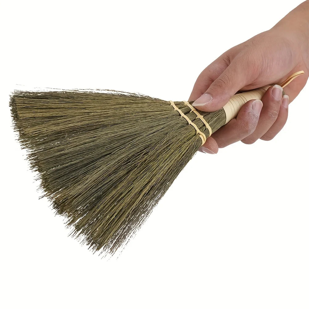 Handheld Broom with Woven Bristles – Portable Mini Sweeper Handheld Broom SPOT