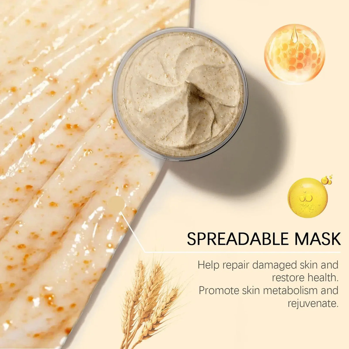 Hoygi Rice & Honey Face Mask – Hydrating & Brightening 150g Hydrating Face Mask SPOT