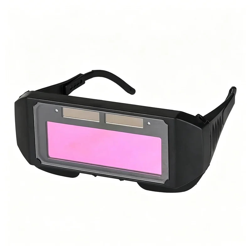 Solar Auto-Darkening Welding Goggles – UV & IR Protection Welding Goggles SPOT black