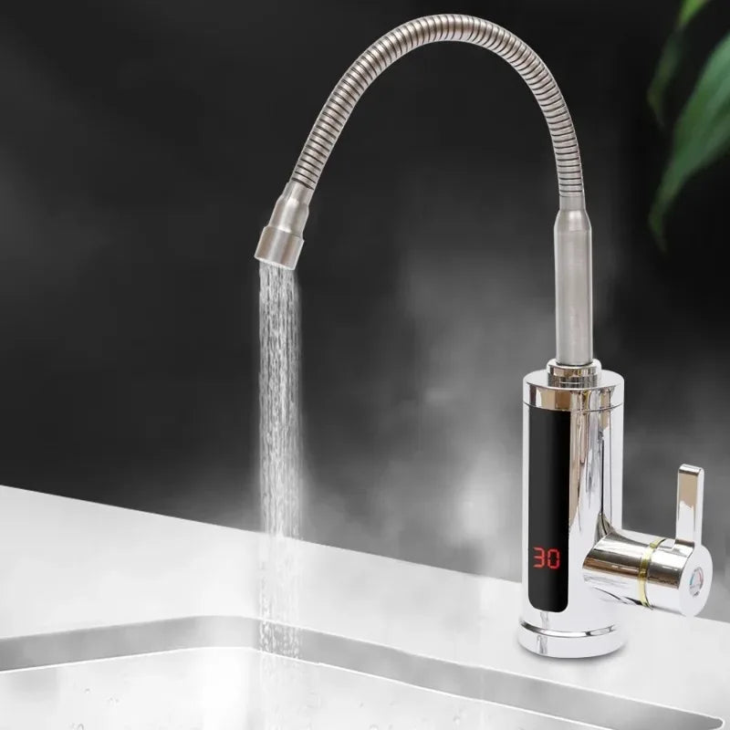 3KW Instant Electric Hot Water Faucet – 360° LCD Tap Heater Electric Water Heater Faucet SPOT