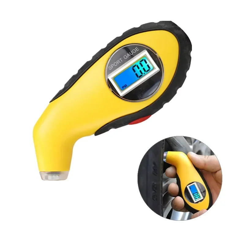 Digital Tyre Pressure Gauge 0–150 PSI LCD | Car Bike Truck Tyre Pressure Gauge SPOT