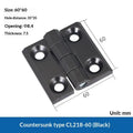 2-Pack Zinc Alloy Cabinet Hinges CL226 – 40/50/60mm Door Hinge Cabinet Door Hinges SPOT Black 60mm