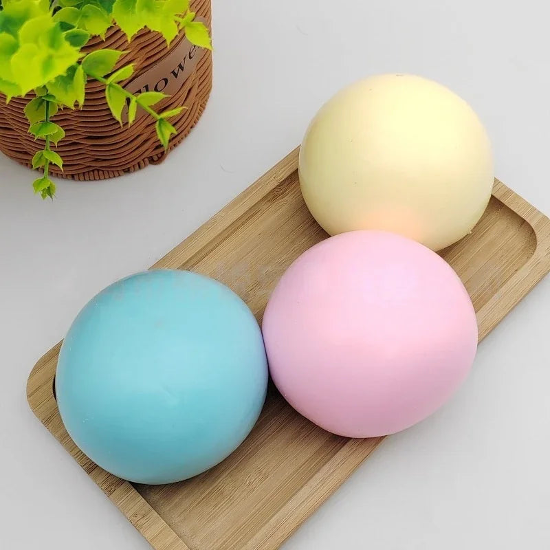 9cm Fluid Cheese Ball Slow Rebound Squeeze Toy – Large Fidget Squeeze Toy SPOT