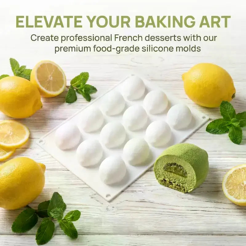 Pistachio Silicone Mold for Chocolate & Mousse Cake – Nonstick Silicone Baking Mold SPOT