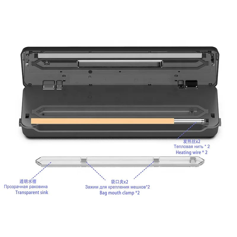 DUTRIEUX Vacuum Sealer Machine | Built-In Cutter, Dry & Moist Modes Vacuum Sealer Machine SPOT