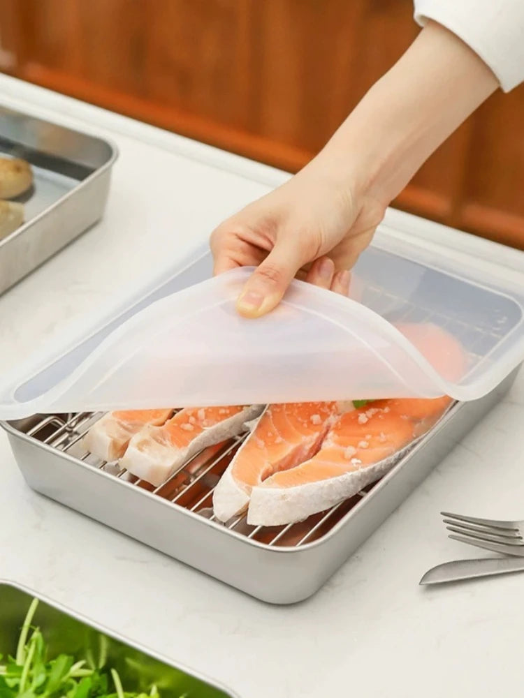 Stainless Steel Food Storage Container with Magnetic Lid Food Storage Container SPOT