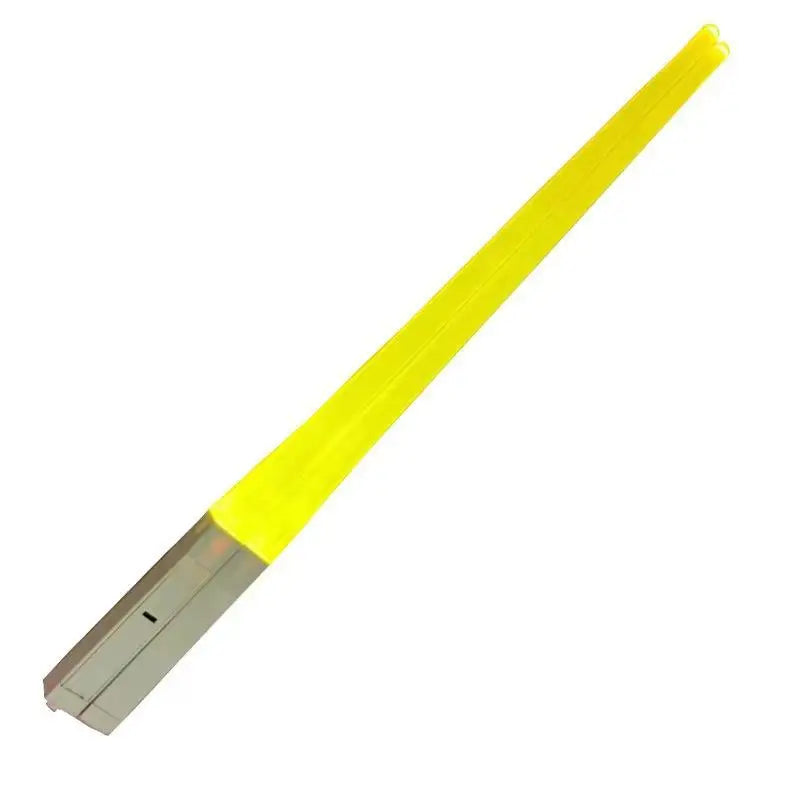 LED Light-Up Chopsticks Glowing Light Saber Style – 1 Pair Novelty Chopsticks SPOT Yellow