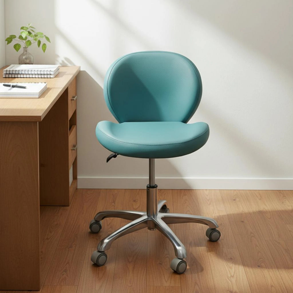 Upholstered Swivel Desk Chair – Cushioned, Height-Adjustable Swivel Office Chair SPOT