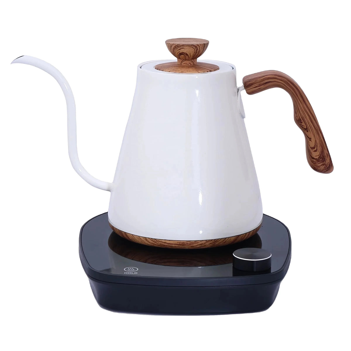 Wood Grain Electric Gooseneck Kettle with Temperature Control Electric Gooseneck Kettle SPOT