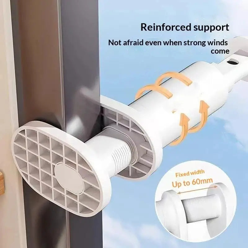 Window-Mounted Clothes Drying Rack – No-Drill Space Saver Clothes Drying Rack SPOT