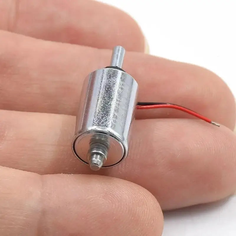 Mini 10mm Linear Solenoid Electromagnet DC 7–12V Push-Pull Linear Solenoid Electromagnet SPOT